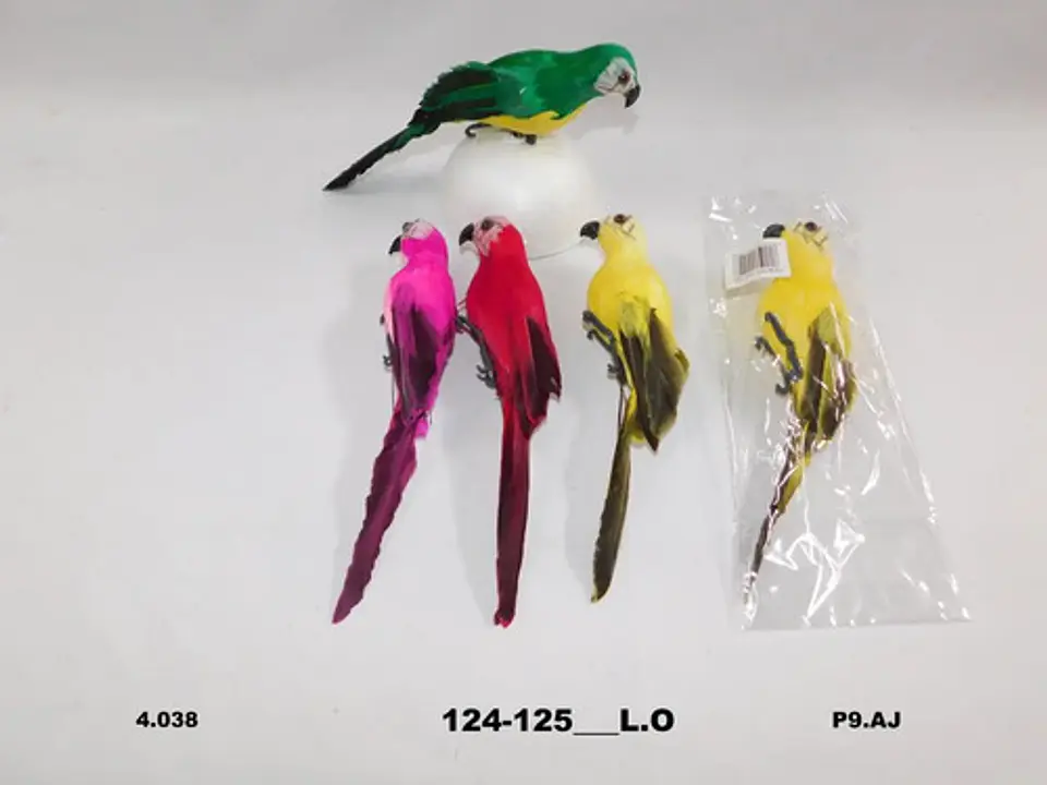 Pájaro Decorativo Aves Centros De Mesa Eventos Fiestas Flor 2