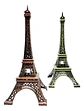 París Torre Eiffel 13 Cm Replica Decorativa Metalica Bronce  - Miniatura 1
