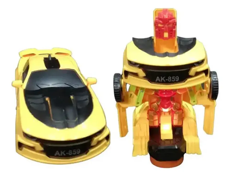 Juguete Carro Transformer Super Deportivo Niños Navidad 2