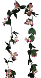 Enredadera 1 Paquete 218  Cm Hoja Mata Flores Rosas 119-79 - Miniatura 3