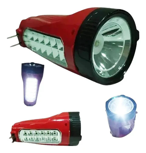 Linterna Luz Emergencia Carga Solar Antorcha 8228t