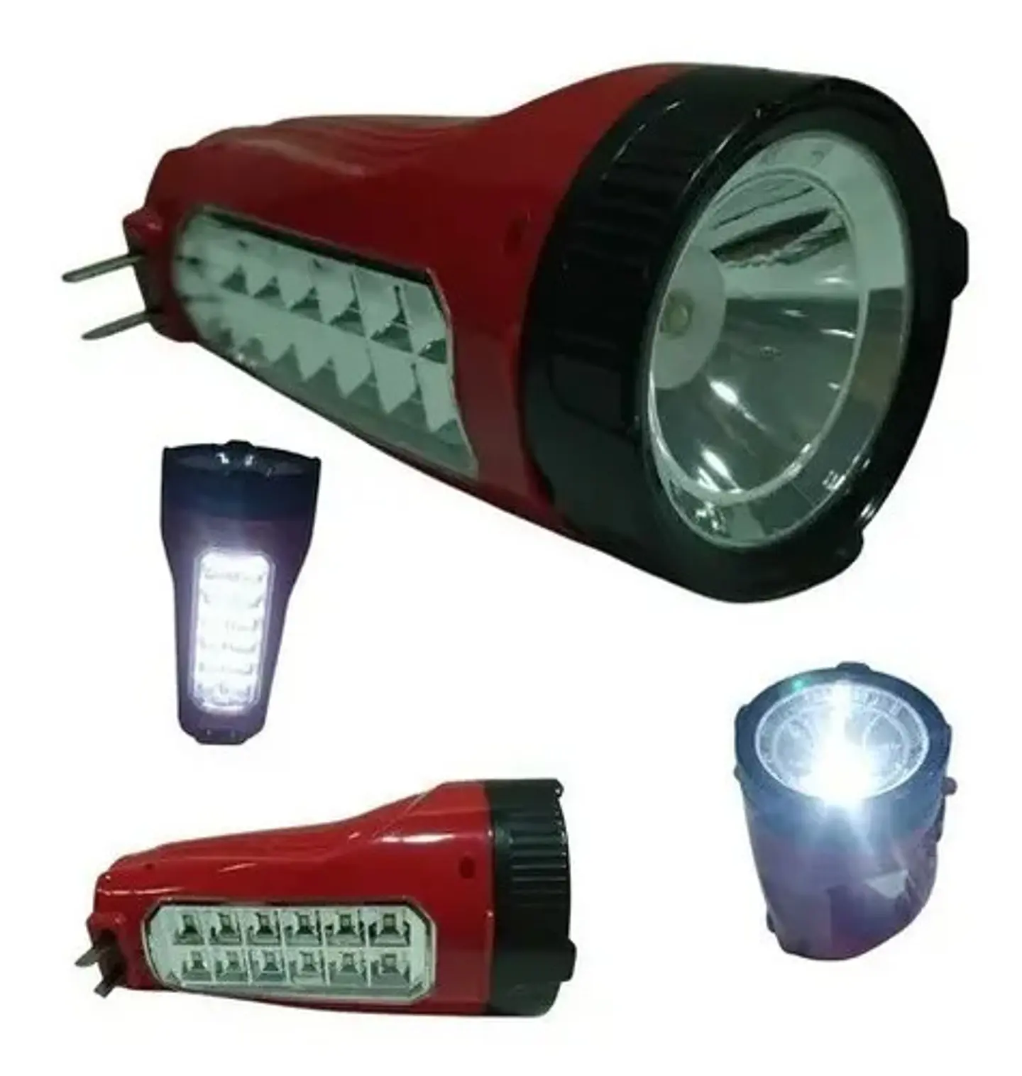 Linterna Luz Emergencia Carga Solar Antorcha 8228t 2