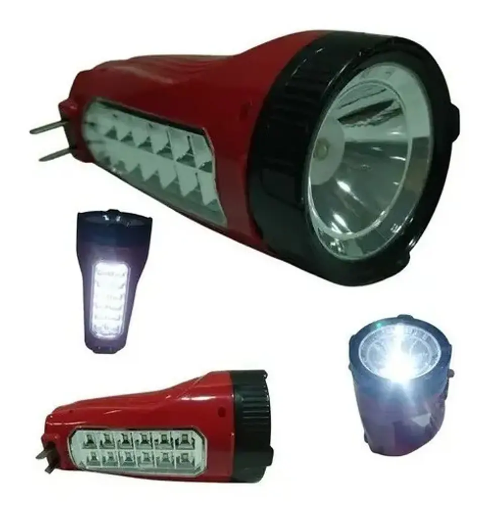 Linterna Luz Emergencia Carga Solar Antorcha 8228t 2