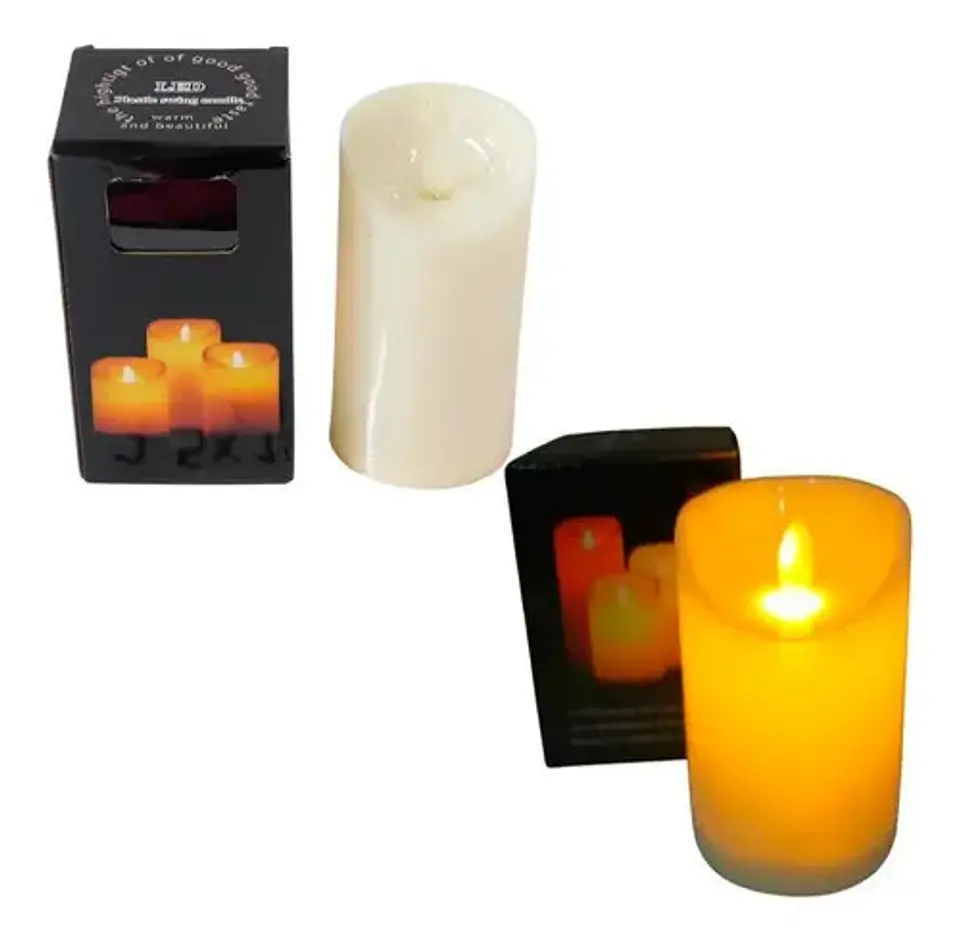 Velas Veladoras Luces  Led Eventos Linterna Wm1201a 1