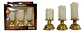 Vela Con Candelabro Decoración Veladoras Luz Led Wm1127c Luc - Miniatura 1