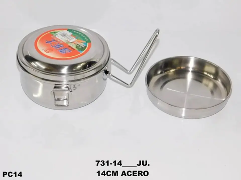 Porta Comidas Tapa Metálicas  Olla Estufa Calentar 731-17 3