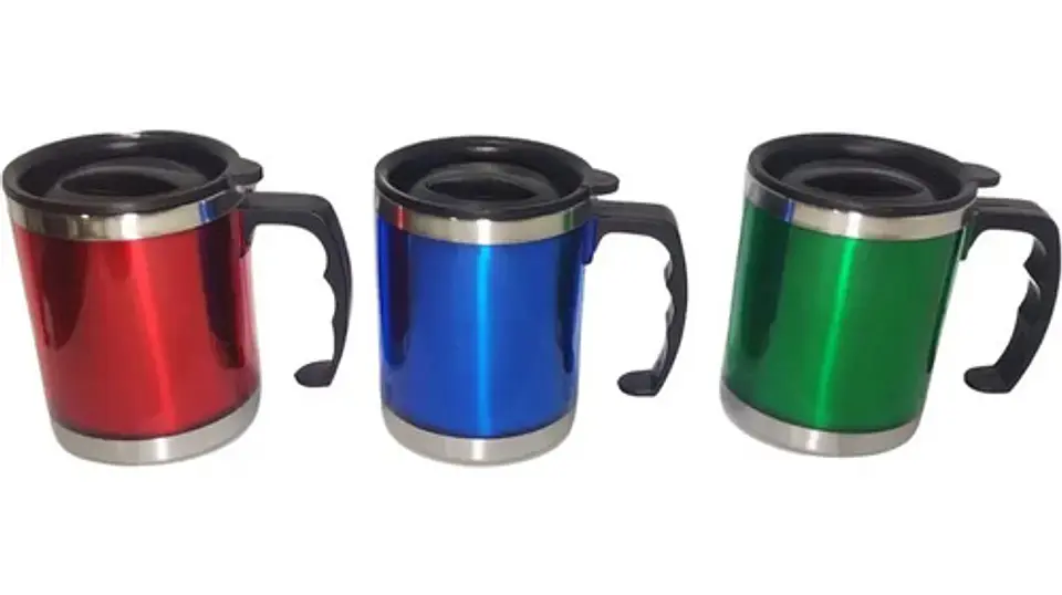 Pocillo Tapa Vaso Para Evitar Enfermedades Acero Quirurgico  2