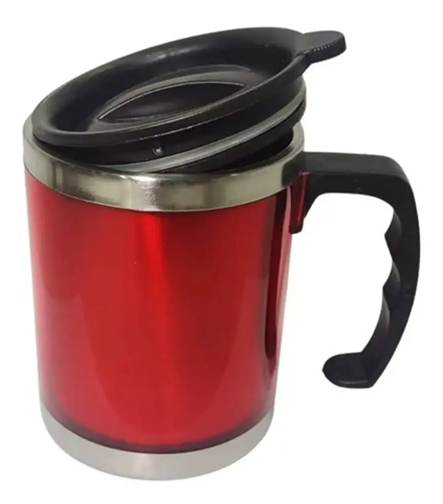 Pocillo Tapa Vaso Para Evitar Enfermedades Acero Quirurgico  3