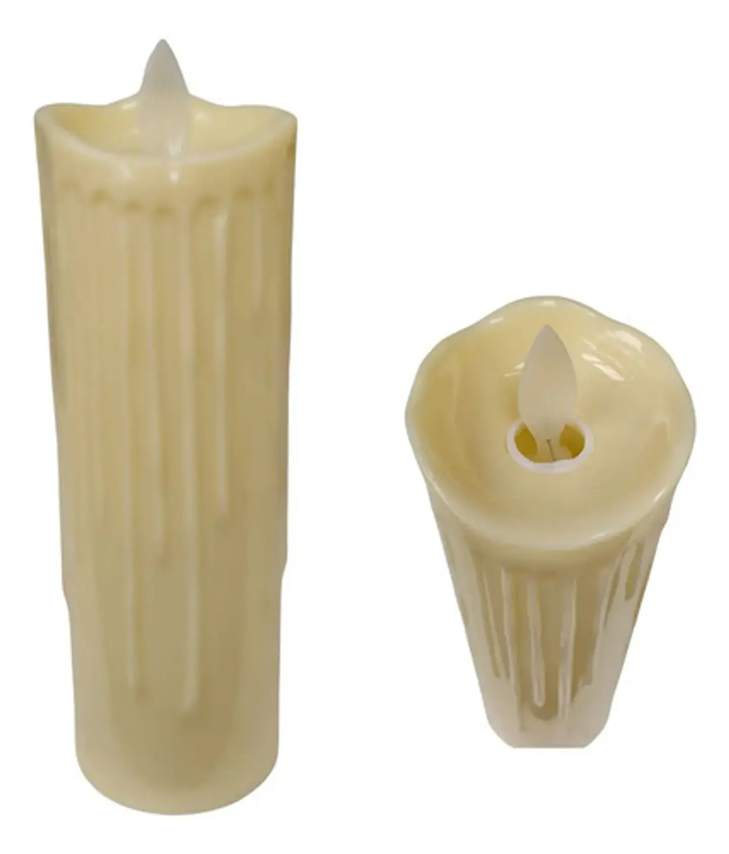 Vela X3und Decoración Navidad Luz Led 7x 5 Cm Velas Syb575 1