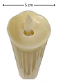 Vela X3und Decoración Navidad Luz Led 7x 5 Cm Velas Syb575 - Miniatura 5