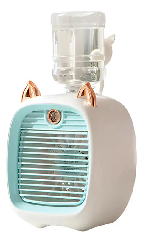 Ventilador Spray Aire Portátil Personal Ambientador Oso Rec 
