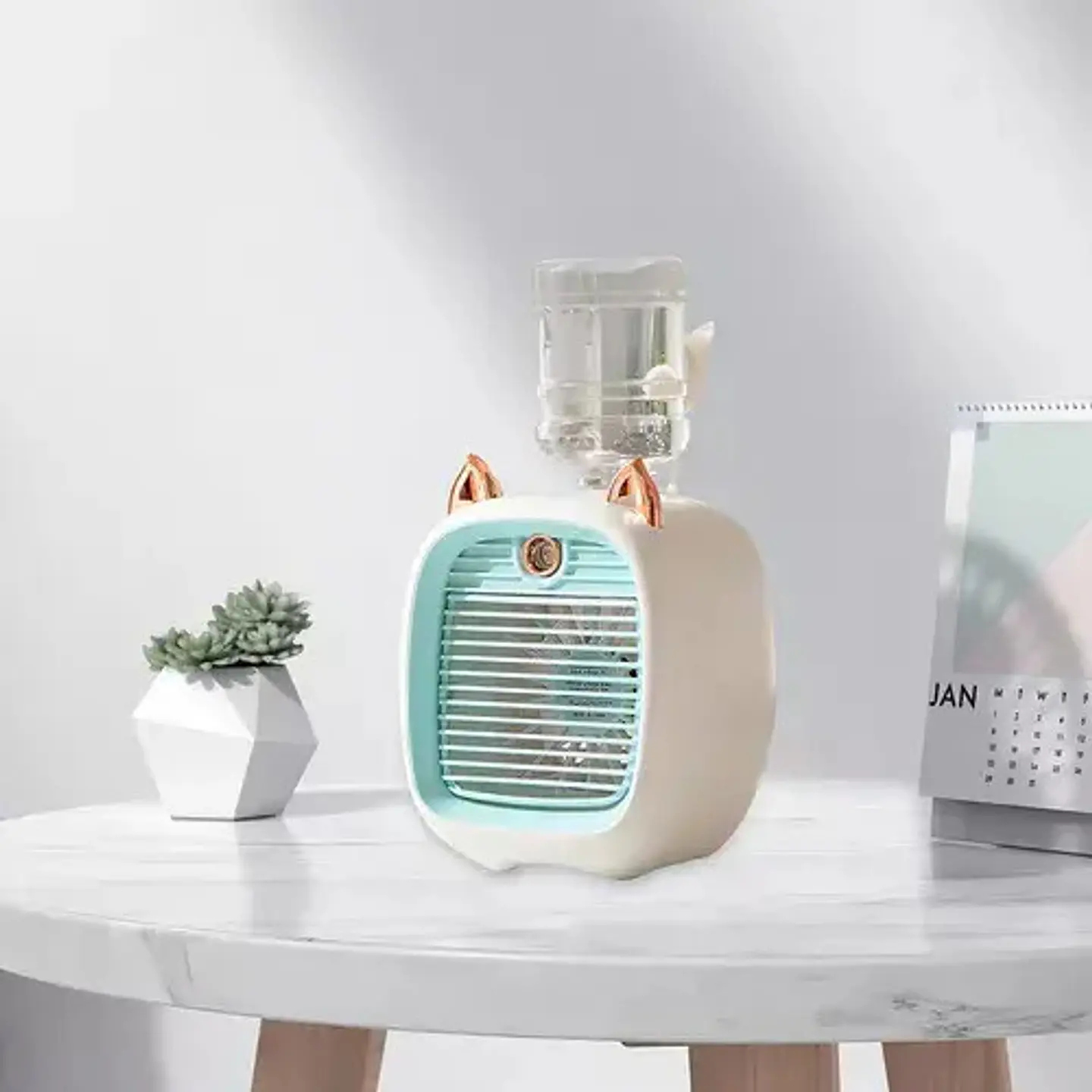 Ventilador Spray Aire Portátil Personal Ambientador Oso Rec  3