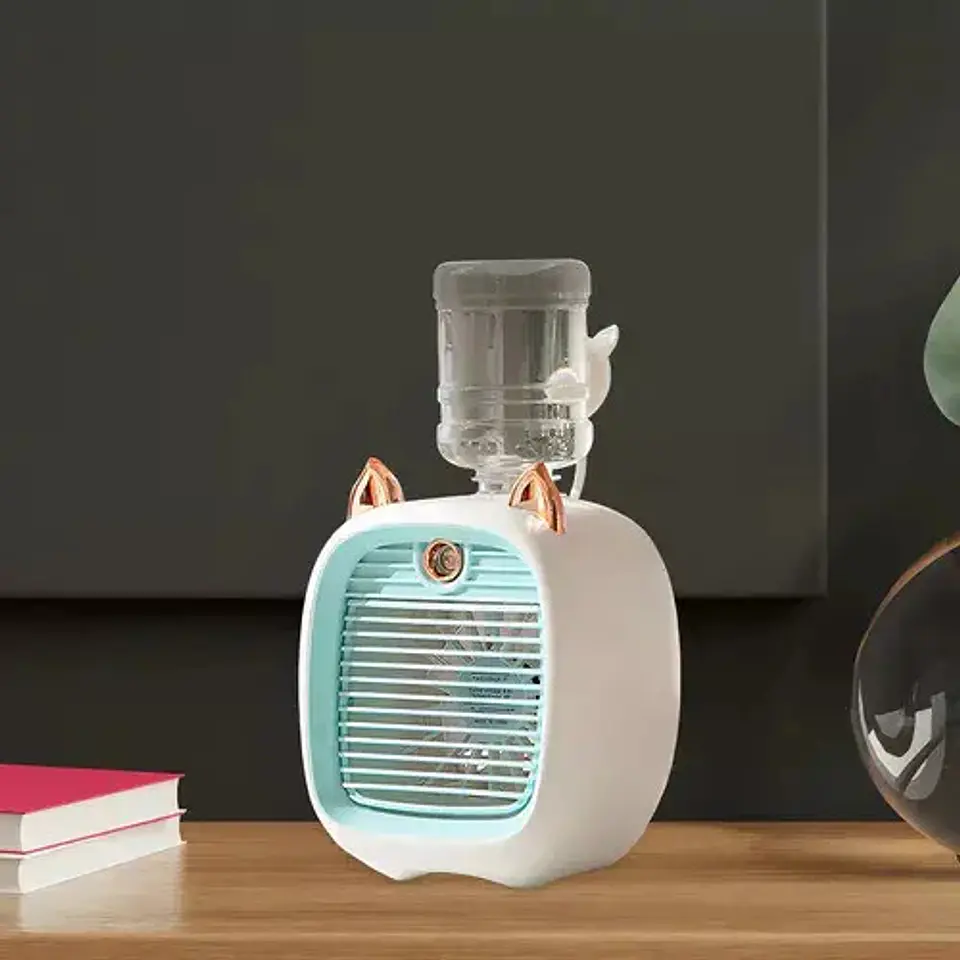 Ventilador Spray Aire Portátil Personal Ambientador Oso Rec  4
