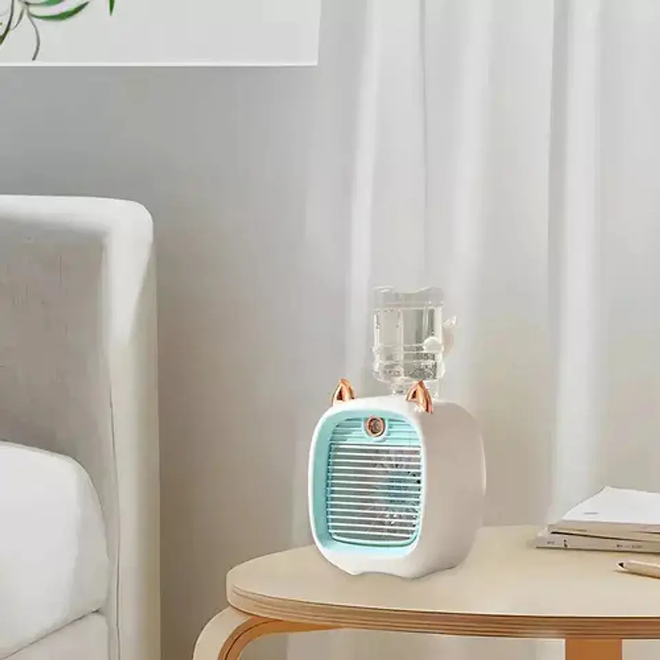 Ventilador Spray Aire Portátil Personal Ambientador Oso Rec  5