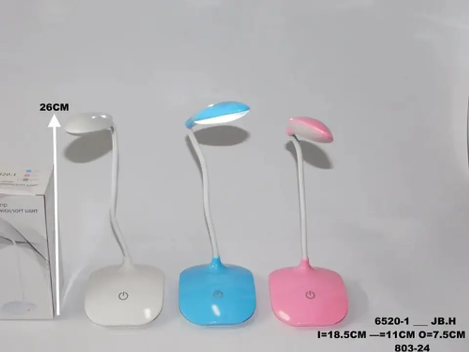 Lampara Linterna Recargable Luz Led Táctil 6520-1 Luces  3