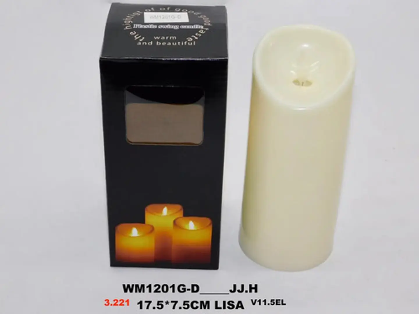 Luz Led Velas Veladora Eléctrica Eventos Vela X 1und Ybled-t 4