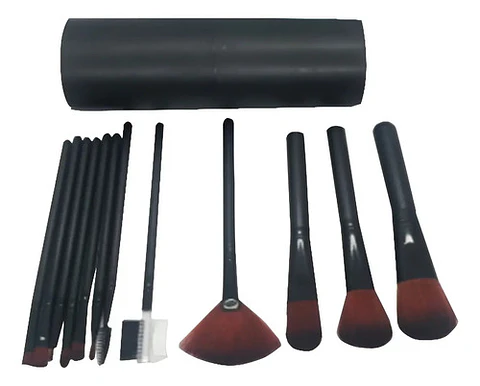 Pinceles Cejas Rubor Maquillaje Cosméticos 12pcs Belleza 