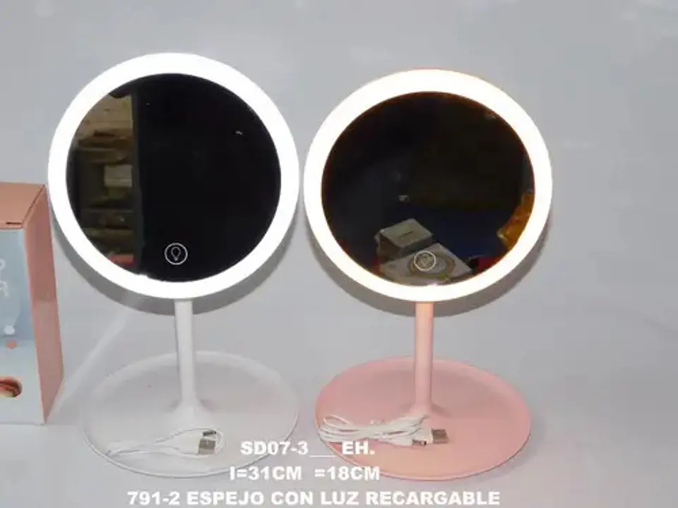 Espejo Luz Recargable Sd07-3  3