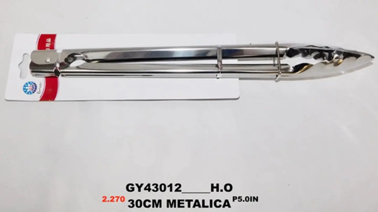 Pinza Cocina En Acero Inoxidable Para Alimentos Carne Asados 5