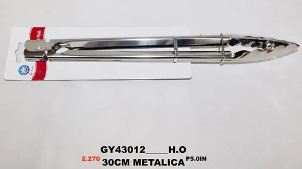 Pinza Cocina En Acero Inoxidable Para Alimentos Carne Asados 5
