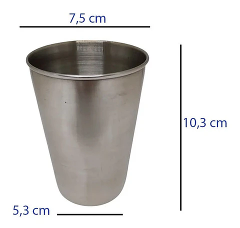 Juego De Pocillos Acero Inoxidable X6und Utensilios Cocina 