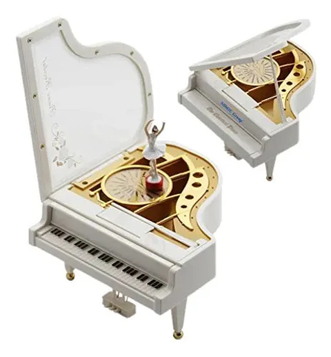 Joyero Piano Bailarina Musical Regalo Amor Y Amistad