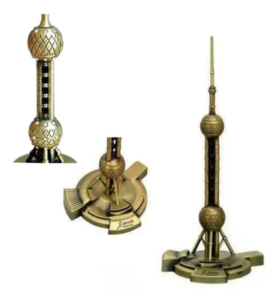 Torre Perla Oriental Modelo Recuerdos Aleación 030mz Decorac 1