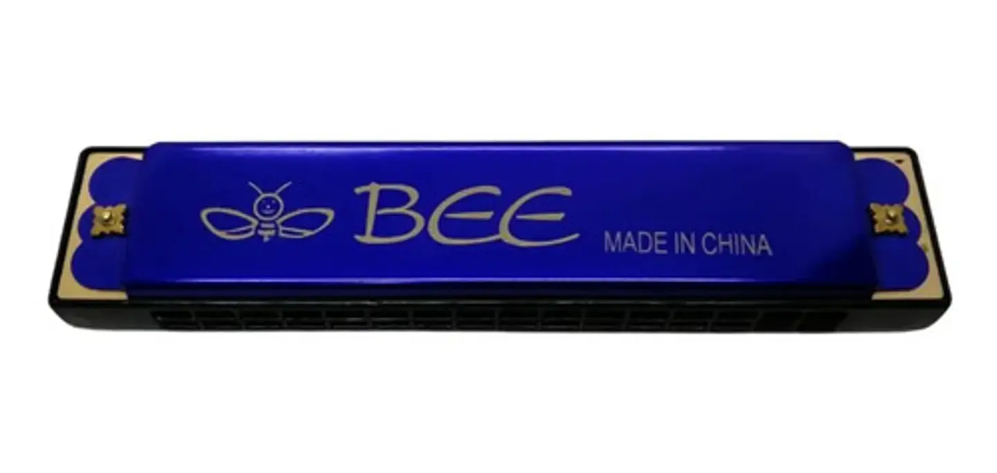 Bee Harmonica Df16 Cromática 16 Celdas Con Estuche 2