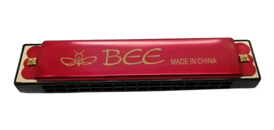 Bee Harmonica Df16 Cromática 16 Celdas Con Estuche 4