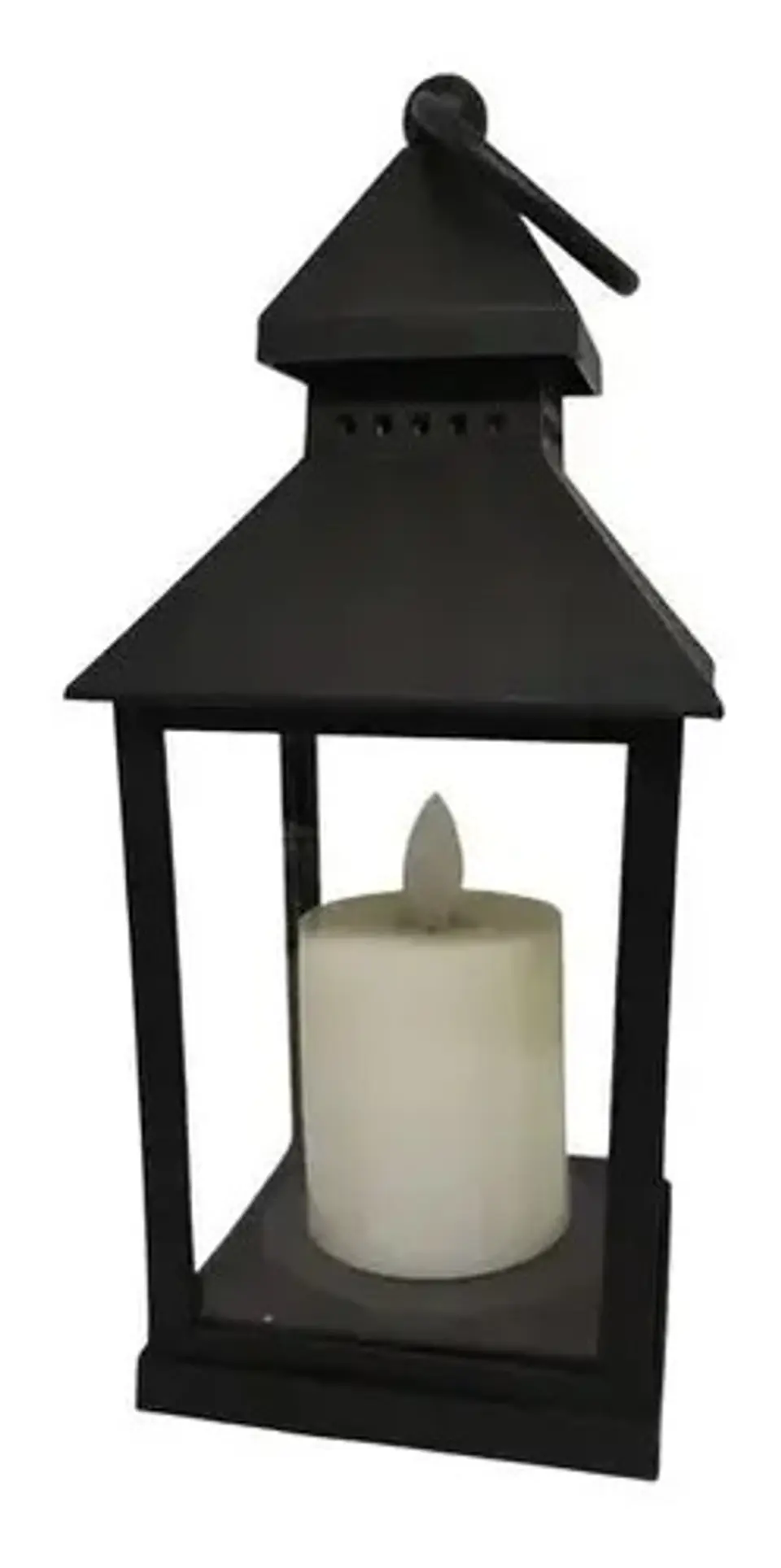 Farol Vela Eléctrica Led Luz X 1 Und Decoración Lampara 20cm 3