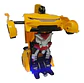 Carro Control Amarillo Robot Sonido Luces Transformers Jugue - Miniatura 2