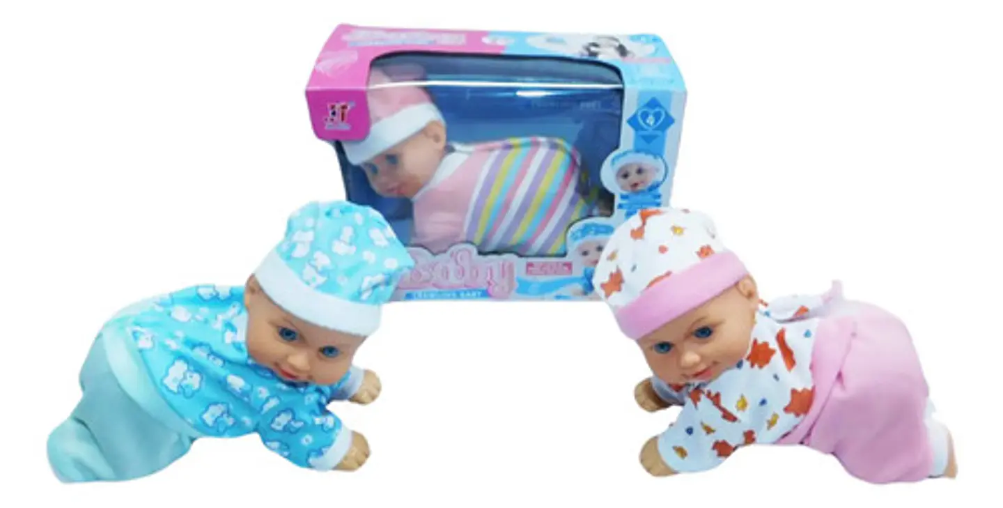 Gateadores Bebes Muñecos Muñecas Juguete Niñas Gatear Baby  1