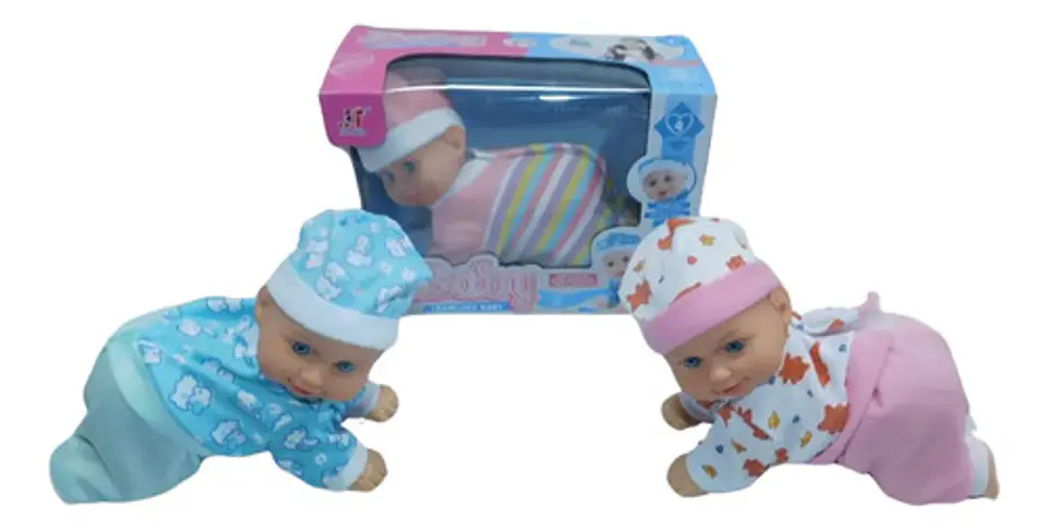 Gateadores Bebes Muñecos Muñecas Juguete Niñas Gatear Baby  2