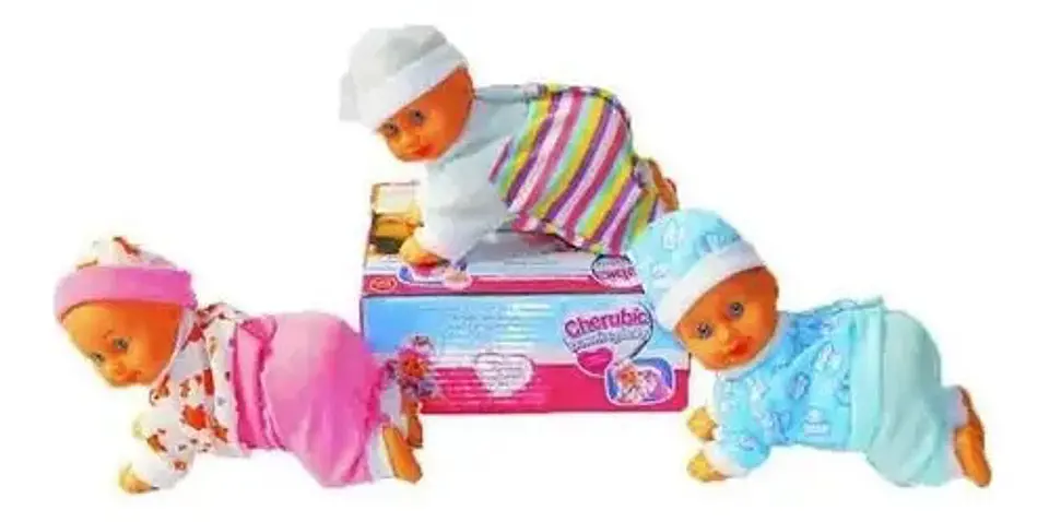 Bebes Gateadores Baby Muñecos Muñecas Juguete Gatear 3360-9 2