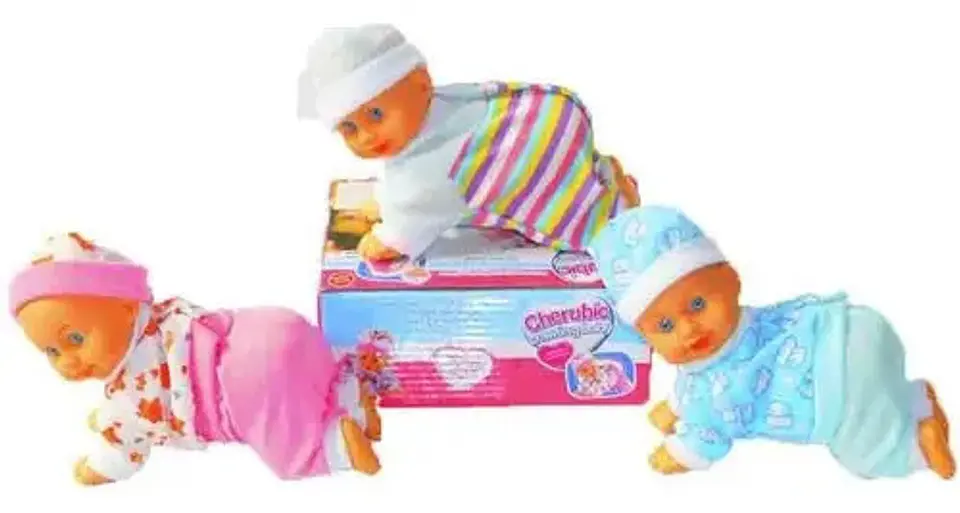Bebes Gateadores Baby Muñecos Muñecas Juguete Gatear 3360-9 3