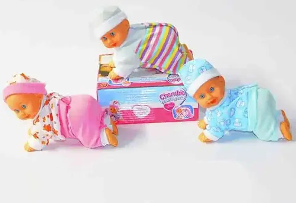 Bebes Gateadores Baby Muñecos Muñecas Juguete Gatear 3360-9 4