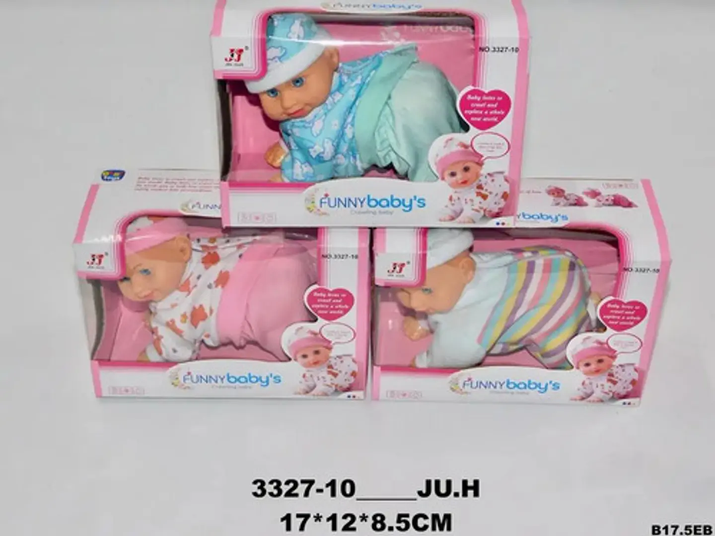 Bebes Gateadores Baby Muñecos Muñecas Juguete Gatear 3360-9 5