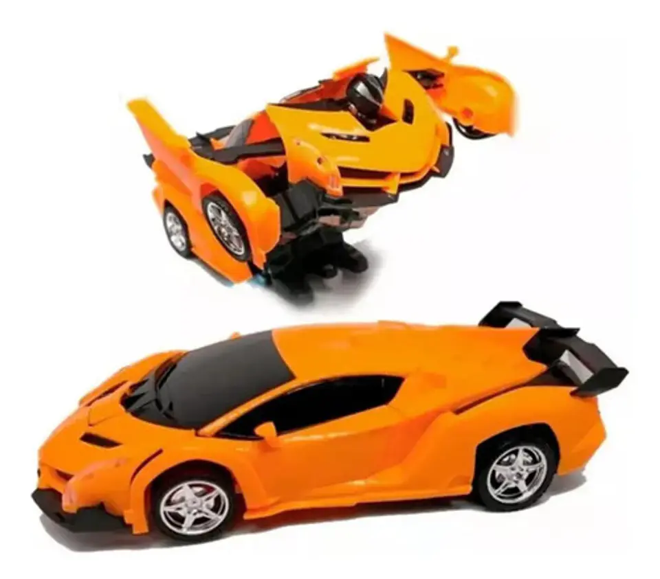 Carro Lamborghini Robot Transformers Juguete Niños 6