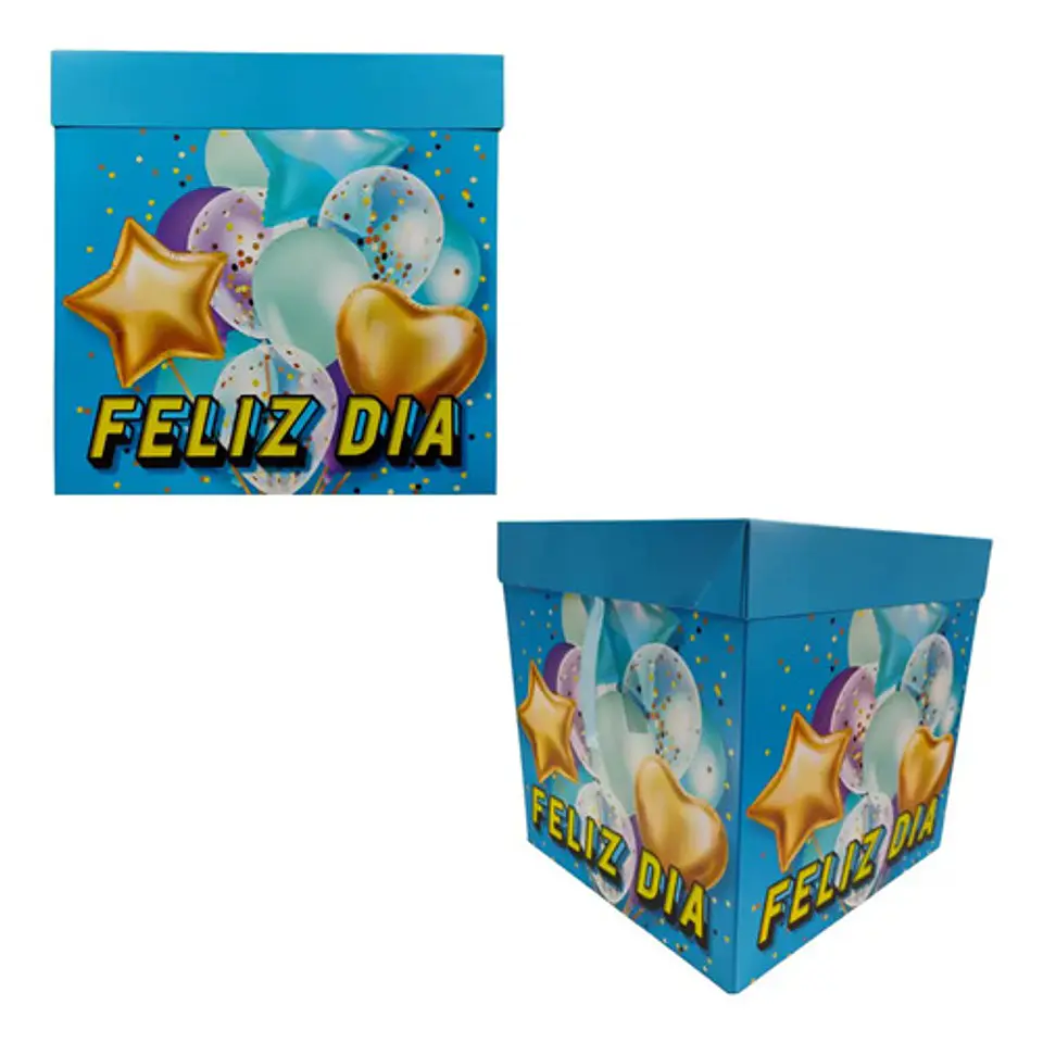 Caja Regalo 30 Cm Regalo Sorpresas Cumpleaños Niños Empaque  1