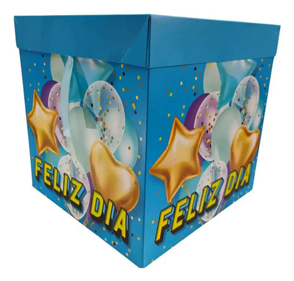 Caja Regalo 30 Cm Regalo Sorpresas Cumpleaños Niños Empaque  3