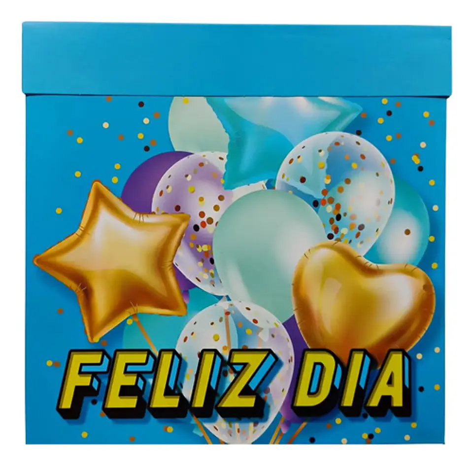 Caja Regalo 30 Cm Regalo Sorpresas Cumpleaños Niños Empaque  4