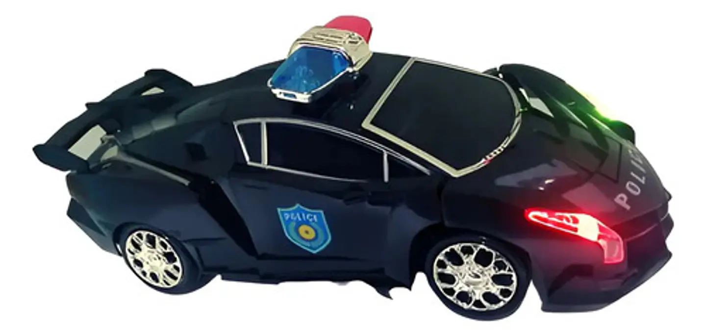 Robot Police Transformers Carro Lamborghini Juguete Luz 8997 1