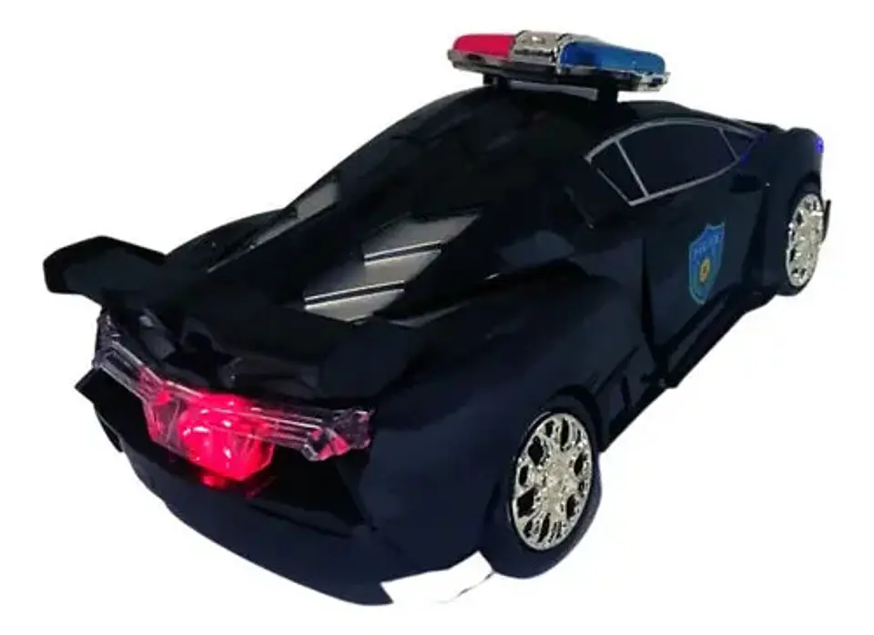 Robot Police Transformers Carro Lamborghini Juguete Luz 8997 2
