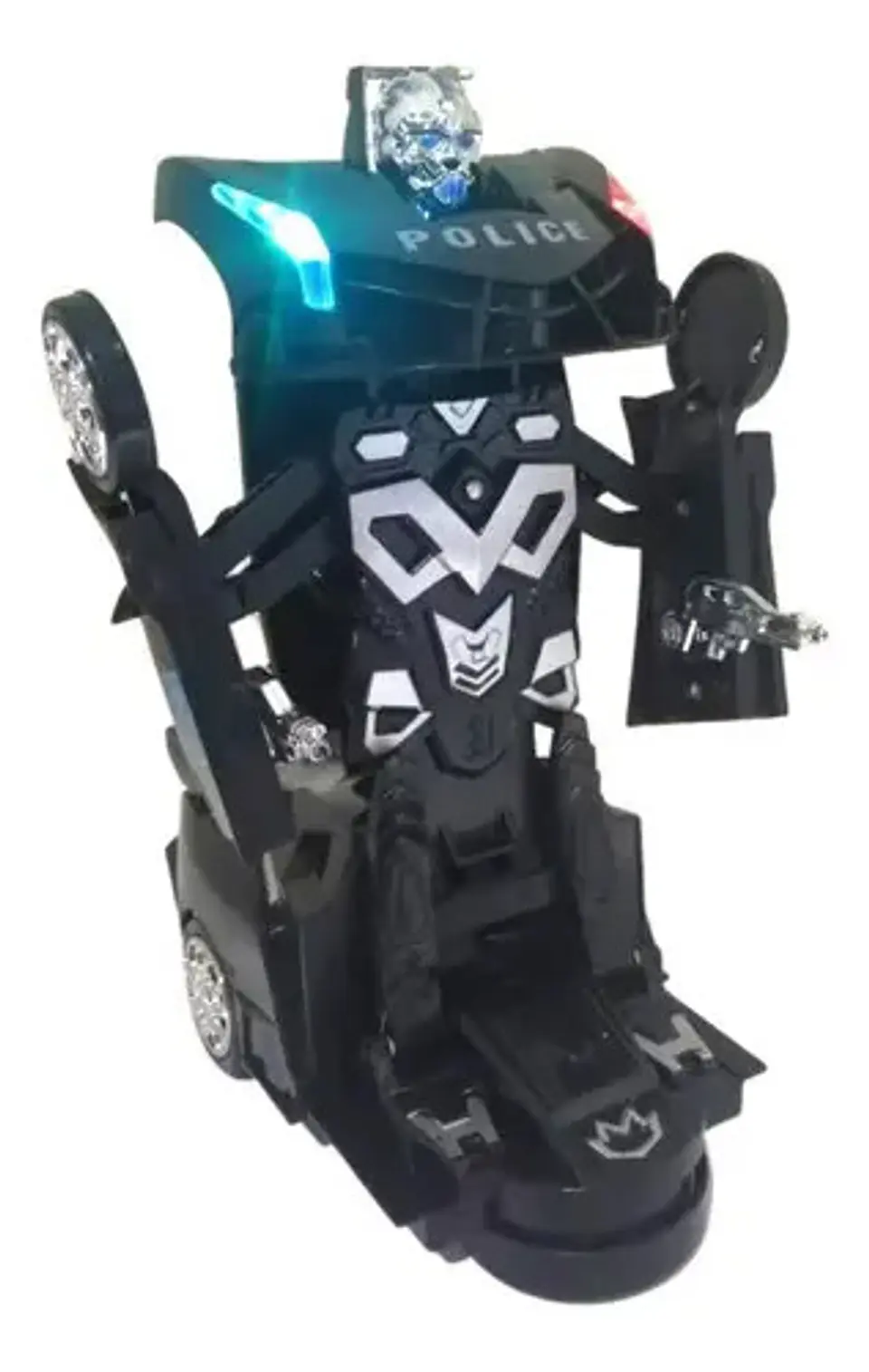 Robot Police Transformers Carro Lamborghini Juguete Luz 8997 3