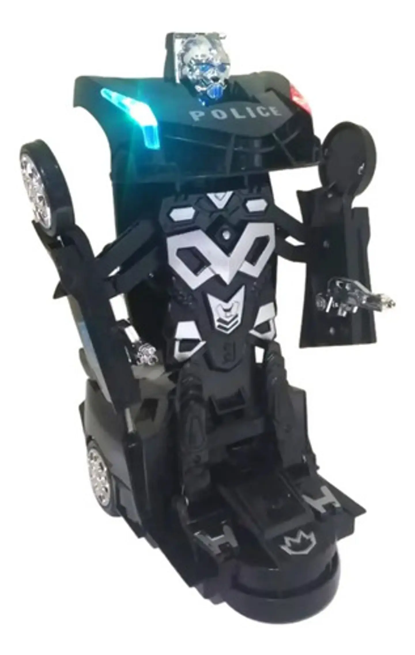 Transformers Robot Police Carro Lamborghini Juguete Luz 8997 2