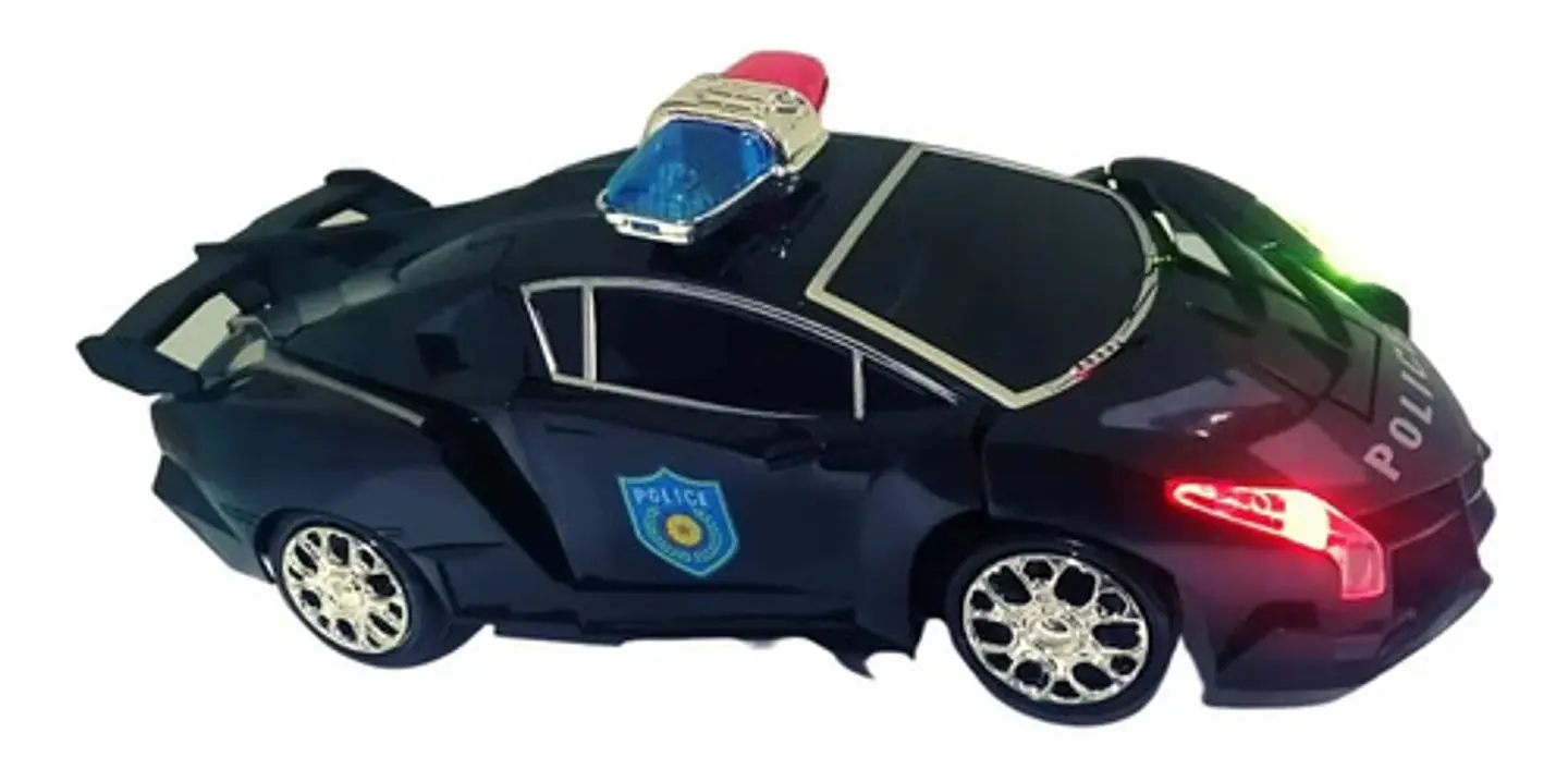 Transformers Robot Police Carro Lamborghini Juguete Luz 8997 3
