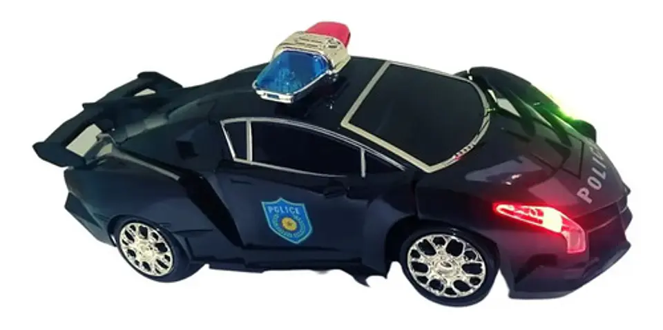 Transformers Robot Police Carro Lamborghini Juguete Luz 8997 3