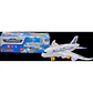 Avión transporte juguete luces sonido movimiento niños bebe - Miniatura 2