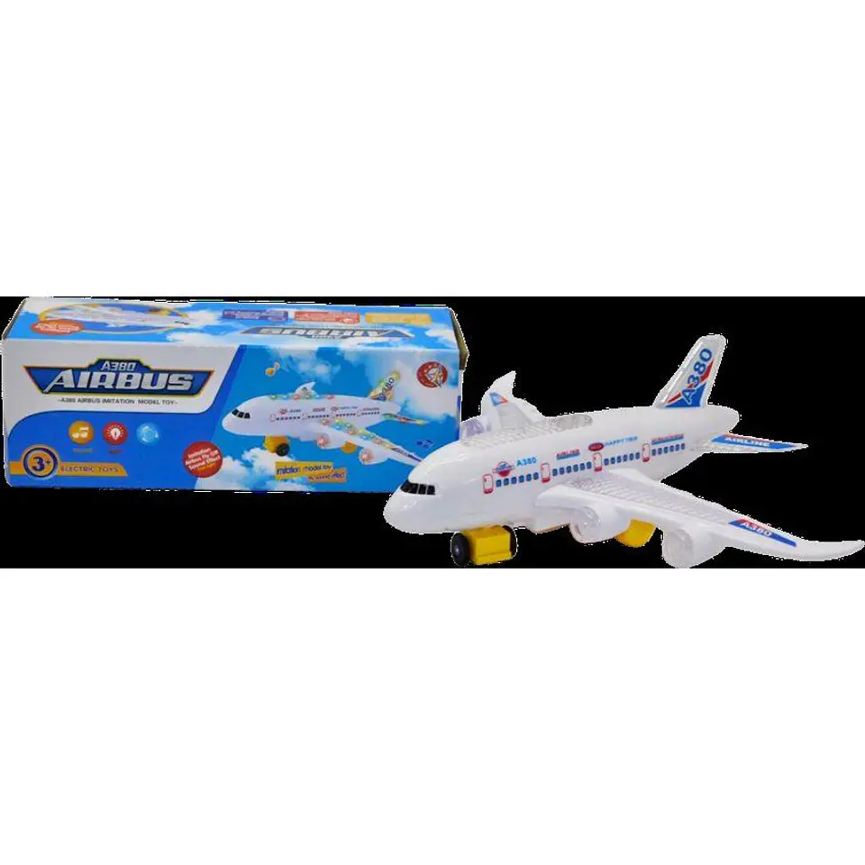 Avión transporte juguete luces sonido movimiento niños bebe 2