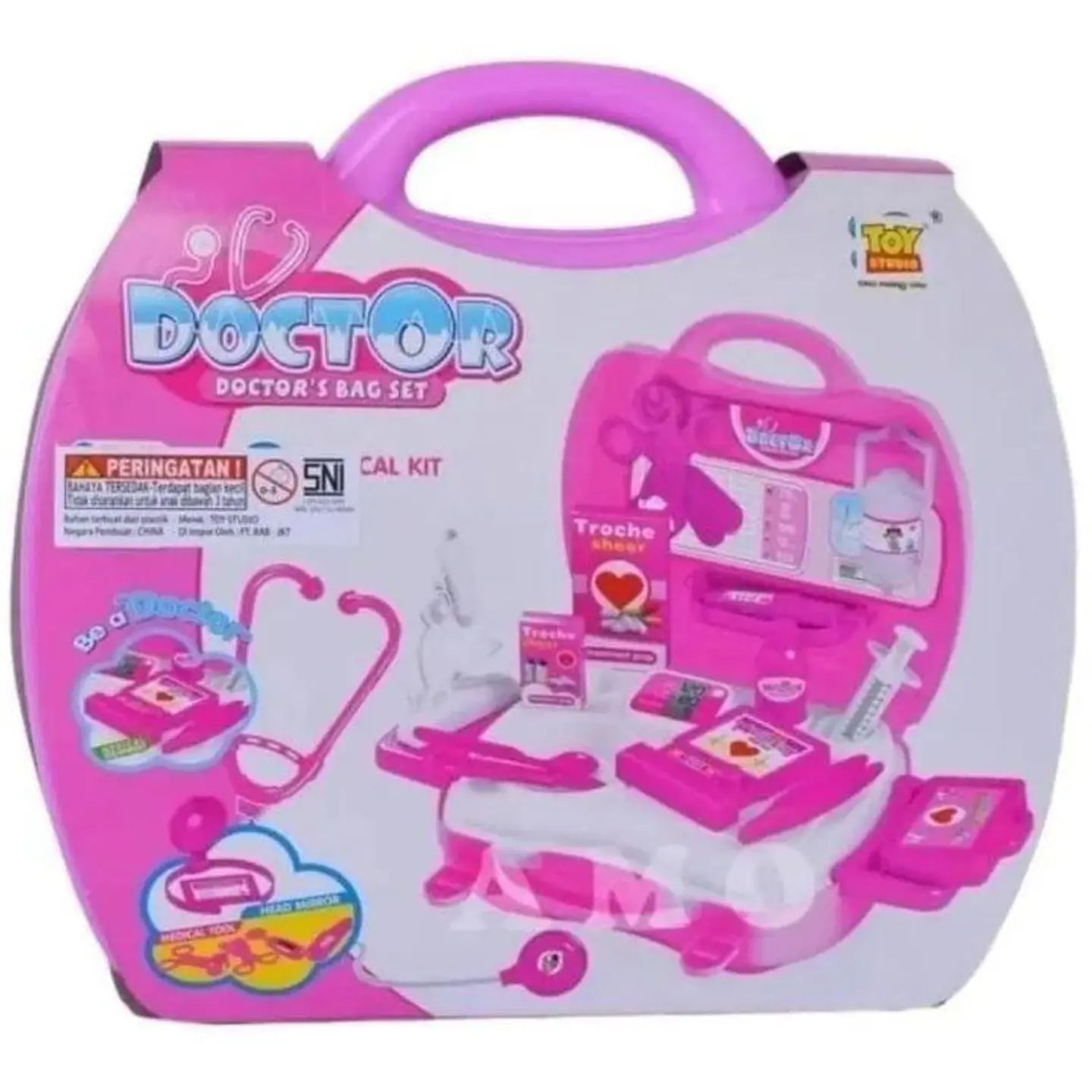 Kit doctora maletín enfermería maletín juguete medico juego 2